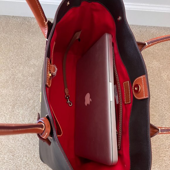 Dooney & Bourke Saffiano Large Shopper Tote Amber - Picture 7 of 8